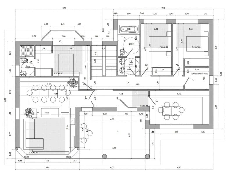 Total 98+ imagen planos de casas planos de construccion
